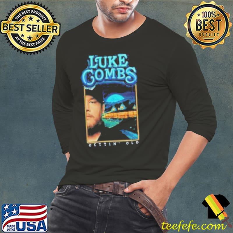 Luke Combs 2024 Tour T Shirt Growing Up And Getting Old Shirt