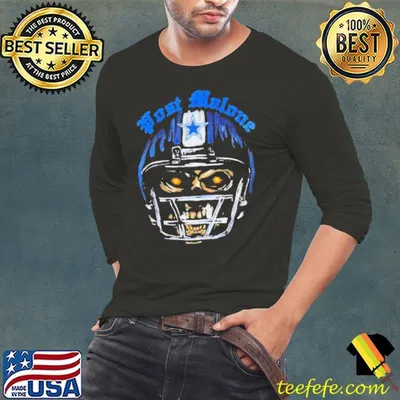 Malone Skeleton Dallas Cowboys Helmet shirt