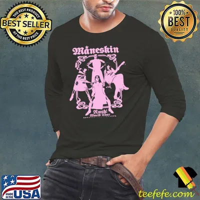 Maneskin Band Rush World Tour shirt