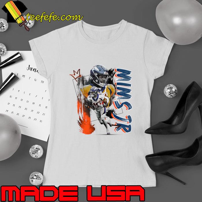 Marvin Mims Jr American football wide receiver for the Denver Broncos T-Shirt Ladies tee Marvin Mims Jr American football wide receiver for the Denver Broncos T-Shirt Ladies tee