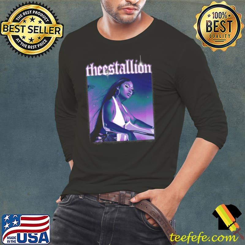 Megan Thee Stallion Star Design s Long Sleeve Tee Megan Thee Stallion Star Design s Long Sleeve Tee