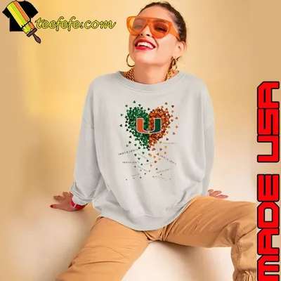 Miami Hurricanes Tiny Heart Shape 2023 Shirt