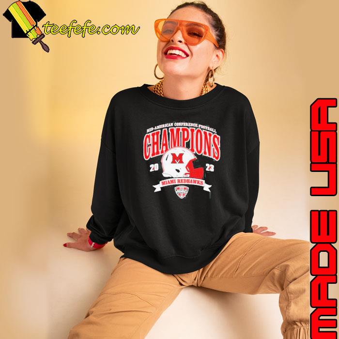 Miami University Redhawks 2023 Mac Football Conference Champions Shirt