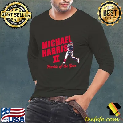 Michael Harris II Rookie Of The Year American professional baseball center fielder for the Atlanta Braves T-Shirt