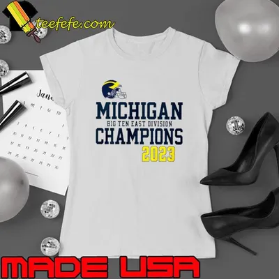 Michigan Wolverines big ten east division champions 2023 shirt