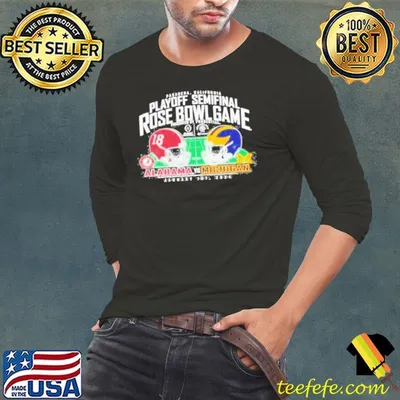 Michigan Wolverines Vs. Alabama Crimson Tide College Football Playoff Semifinal Rose Bowl Game 2024 Shirt