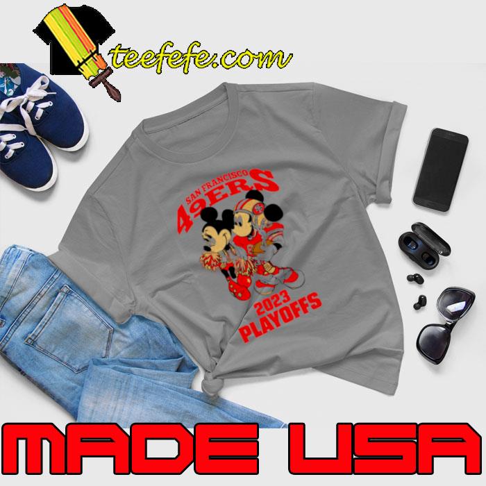 Mickey Minnie San Francisco 49er 2023 Playoffs shirt Mickey Minnie San Francisco 49er 2023 Playoffs shirt