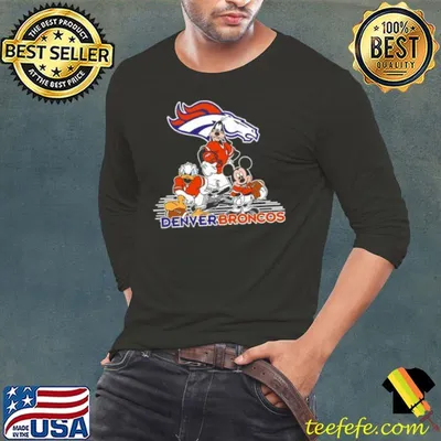 Mickey Mouse And Friend Disney Denver Broncos American Football Shirt
