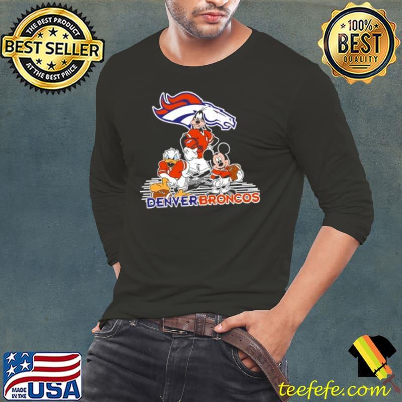 Mickey Mouse And Friend Disney Denver Broncos American Football Shirt