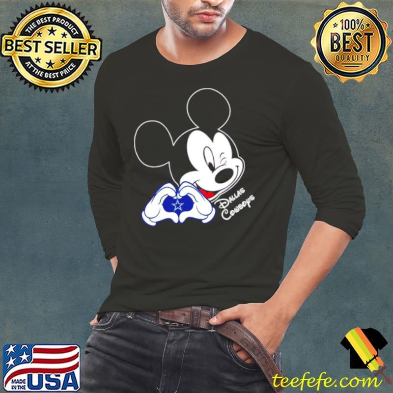 Mickey Mouse Love Dallas Cowboys shirt