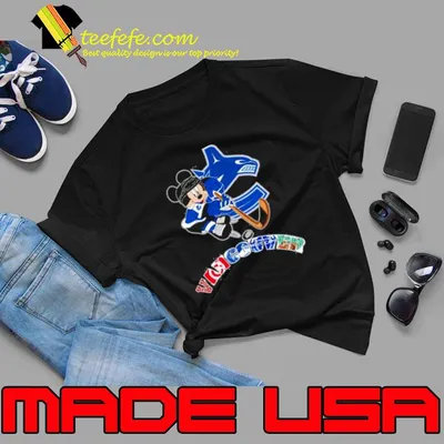 Mickey Mouse Player Vancouver Sports Shirt