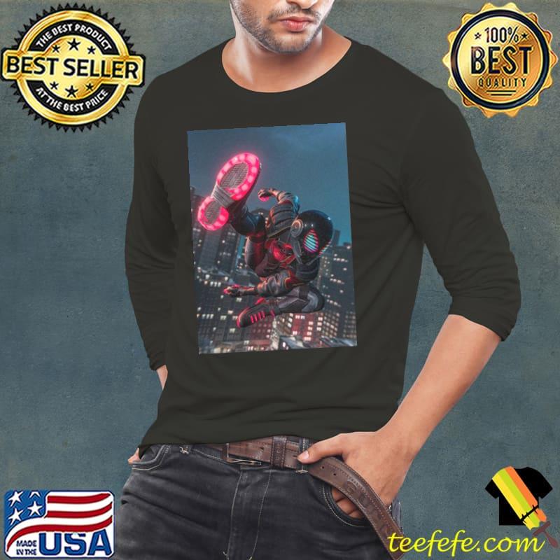 Miles Morales 2020 Suit Go To Suit In Spider Man Shirt Long Sleeve Tee Miles Morales 2020 Suit Go To Suit In Spider Man Shirt Long Sleeve Tee