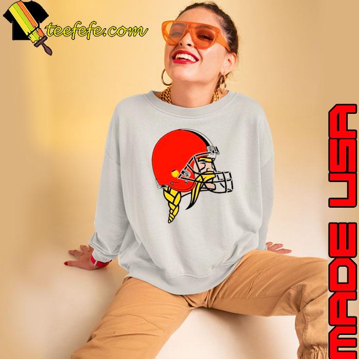 Minnesota Vikings wearing Browns logo s Sweatshirt Minnesota Vikings wearing Browns logo s Sweatshirt
