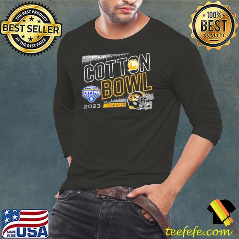 Missouri Tigers 2023 Goodyear Cotton Bowl Vintage Helmet Shirt Long Sleeve Tee Missouri Tigers 2023 Goodyear Cotton Bowl Vintage Helmet Shirt Long Sleeve Tee