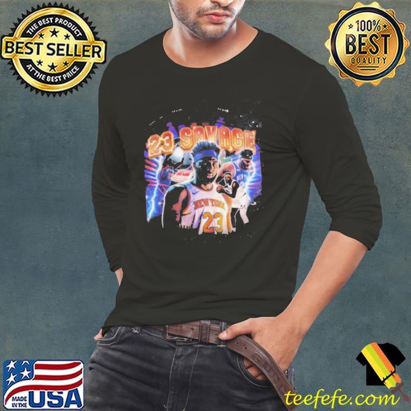 Mitchell Robinson 23 Savage New York Shirt Mitchell Robinson 23 Savage New York Shirt