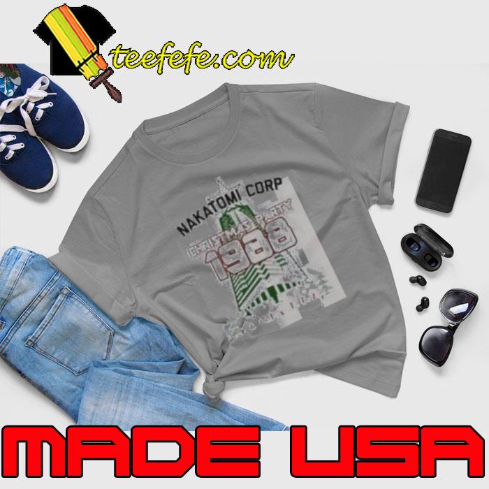 Nakatomi Plaza Nakatomi 1988 Christmas Party Shirt Unisex Nakatomi Plaza Nakatomi 1988 Christmas Party Shirt Unisex