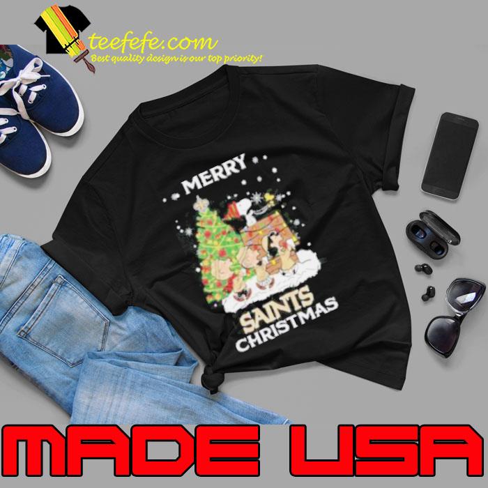 New Orleans Saints Snoopy Family Christmas Tree s Unisex New Orleans Saints Snoopy Family Christmas Tree s Unisex