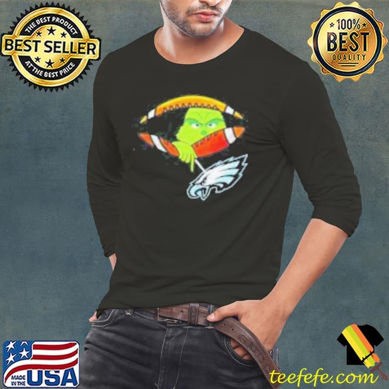 NFL Grinch Hold Philadelphia Eagles Football Shirt Long Sleeve Tee NFL Grinch Hold Philadelphia Eagles Football Shirt Long Sleeve Tee