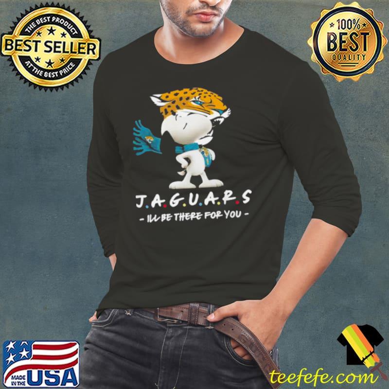 NFL Jacksonville Jaguars Snoopy I’ll Be There For You 2023 s Long Sleeve Tee NFL Jacksonville Jaguars Snoopy I’ll Be There For You 2023 s Long Sleeve Tee
