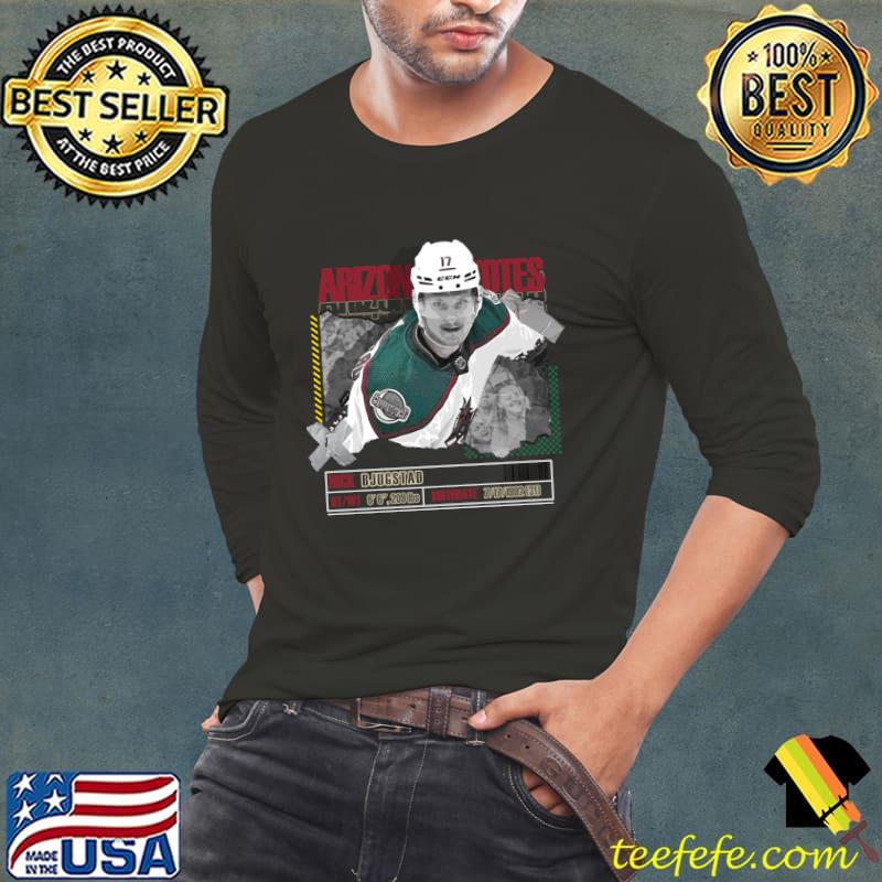 Nick Bjugstad American professional ice hockey for the Coyotes T-Shirt Long Sleeve Tee Nick Bjugstad American professional ice hockey for the Coyotes T-Shirt Long Sleeve Tee