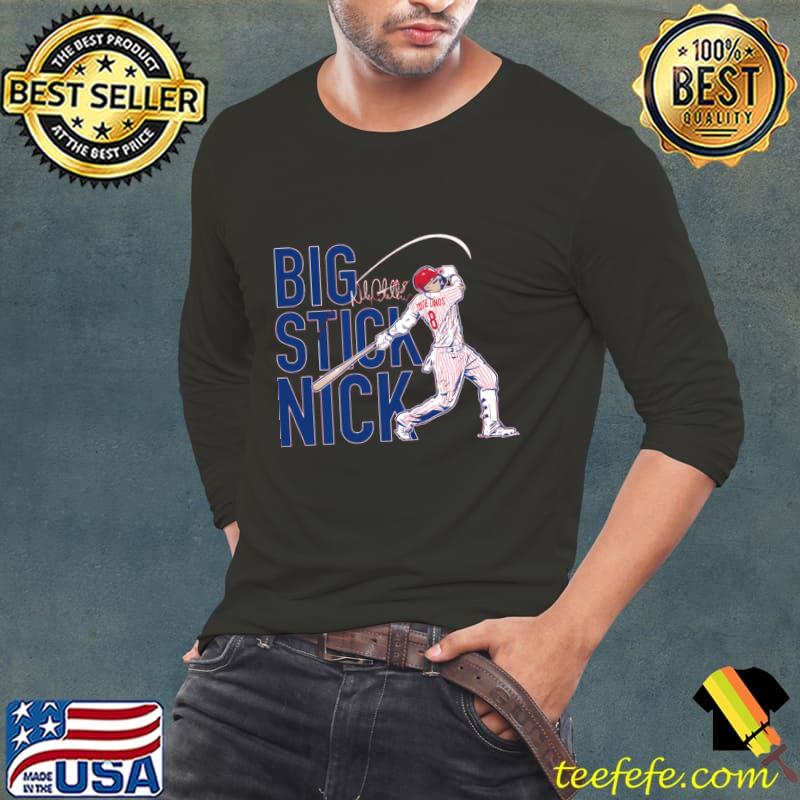 Nick Castellanos Big Stick Signature American professional baseball right fielder T-Shirt