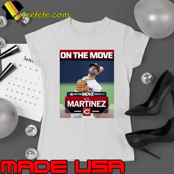 Nick Martinez on the move Geico shirt