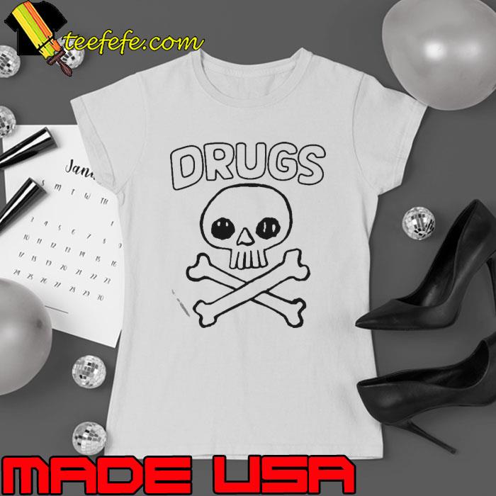 Night Channels Drugs skull Illustration shirt