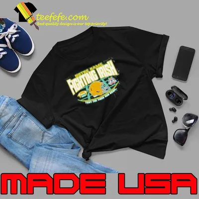 Notre Dame Fighting Irish 2023 Tony The Tiger Sun Bowl Helmet Shirt