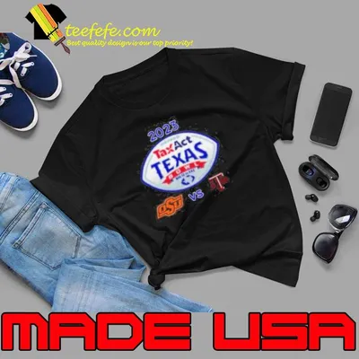 Oklahoma State Cowboys vs Texas A&M 2023 Taxact Texas Bowl shirt