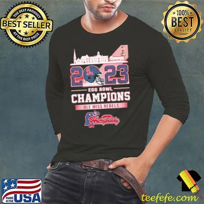 Ole Miss Rebels Ole Miss Egg Bowl University of Mississippi Hotty Toddy Gosh Almighty Champions 2023 Shirt
