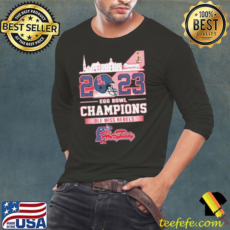 Ole Miss Rebels Ole Miss Egg Bowl University of Mississippi Hotty Toddy Gosh Almighty Champions 2023 Shirt