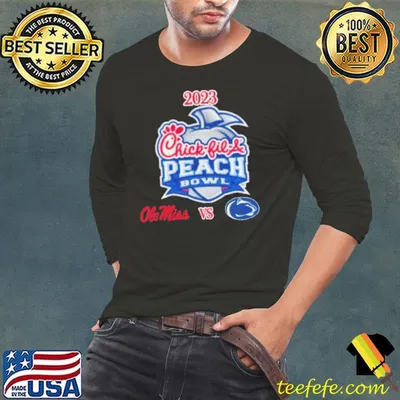 Ole Miss Rebels vs Penn State Nittany Lions 2023 Chick Fil A Peach Bowl shirt
