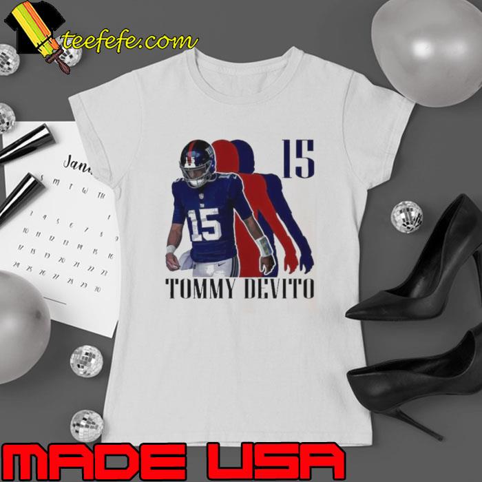 Original tommy Devito No. 15 New York Giants Silhouette Shirt Ladies tee Original tommy Devito No. 15 New York Giants Silhouette Shirt Ladies tee