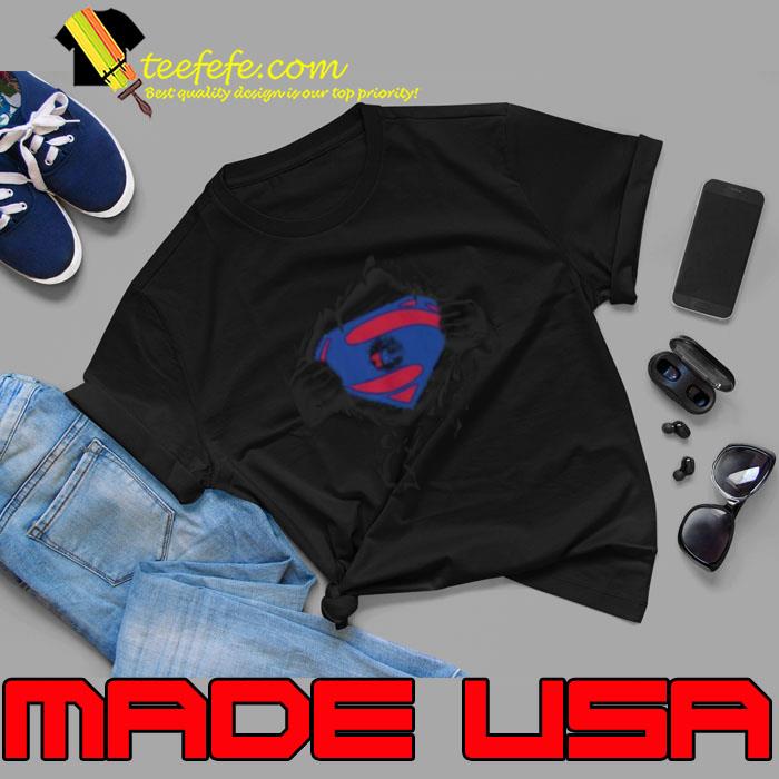 Philadelphia 76ers Blood Inside Superman Shirt