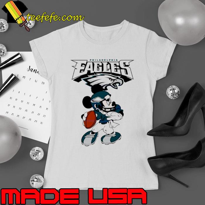 Philadelphia Eagles Mickey mouse football s Ladies tee Philadelphia Eagles Mickey mouse football s Ladies tee