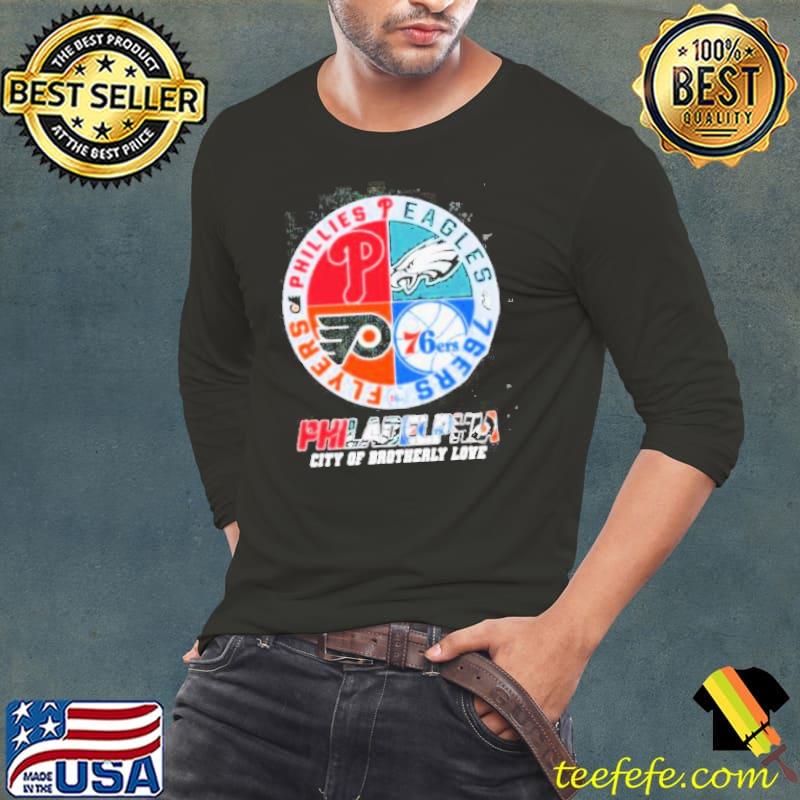 Philadelphia Sports Team Eagles Phillies Flyers 76Ers Logo  Shirt