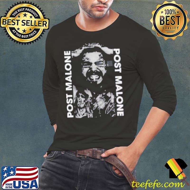 Post Malone Post Malone Tattoos Smoking Signature 2024 Shirt Long Sleeve Tee Post Malone Post Malone Tattoos Smoking Signature 2024 Shirt Long Sleeve Tee