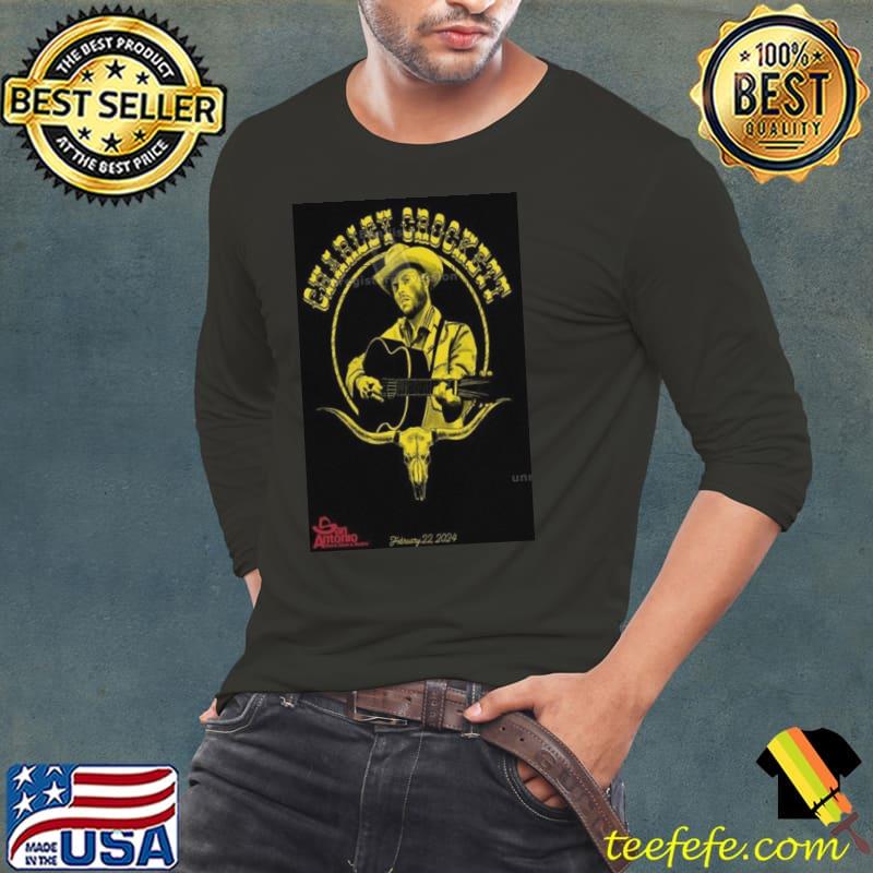 Poster Charley Crockett Feb 22-2024 San Antonio TX US San Antonio Stock Show and Rodeo shirt
