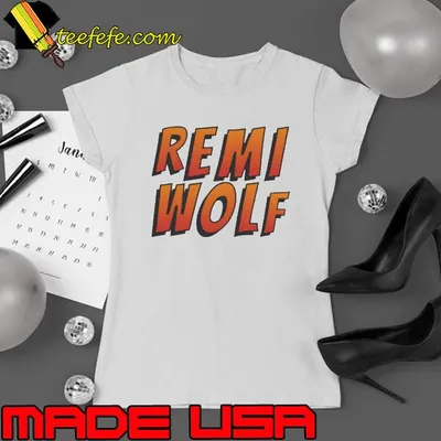 Remi Wolf Pink And White shirt