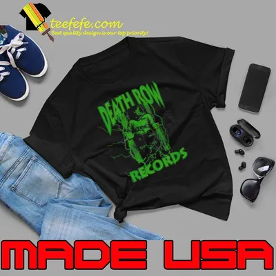 Retro Electric Neon Green Death Row shirt