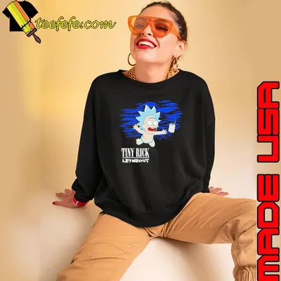 Rick and Morty Tiny Rick Nirvana shirt