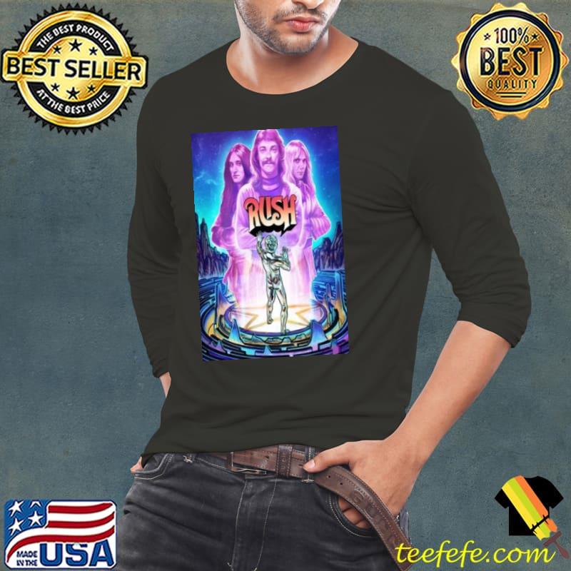 Rush The Oracle 2112 Series Poster Shirt Long Sleeve Tee Rush The Oracle 2112 Series Poster Shirt Long Sleeve Tee