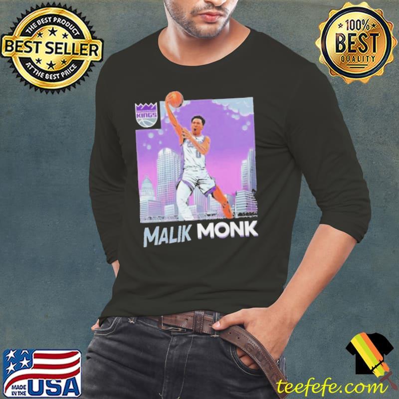 Sacramento Kings Merch Malik Monk Skyline s Long Sleeve Tee Sacramento Kings Merch Malik Monk Skyline s Long Sleeve Tee