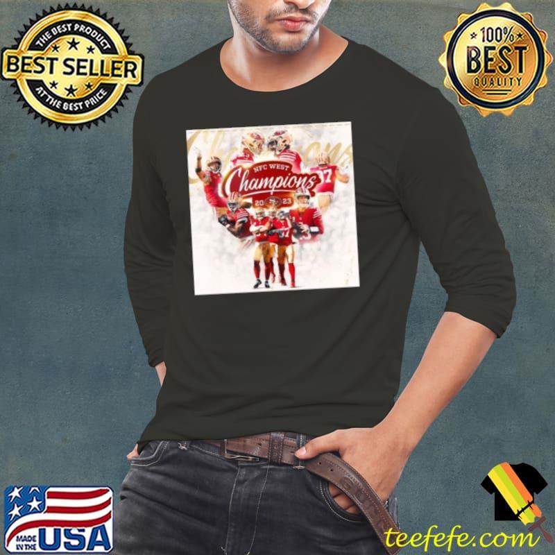 San Francisco 49ers 2023 NFC West Champions Best in the West Shirt Long Sleeve Tee San Francisco 49ers 2023 NFC West Champions Best in the West Shirt Long Sleeve Tee