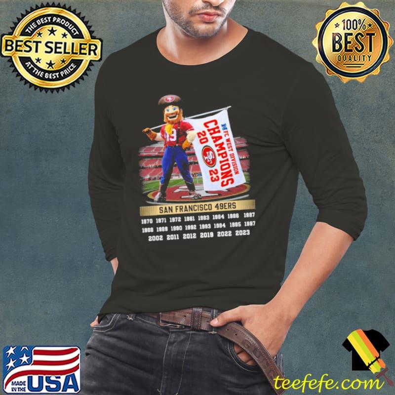 San Francisco 49ers 2023 NFC West Division Champions Pennant shirt San Francisco 49ers 2023 NFC West Division Champions Pennant shirt