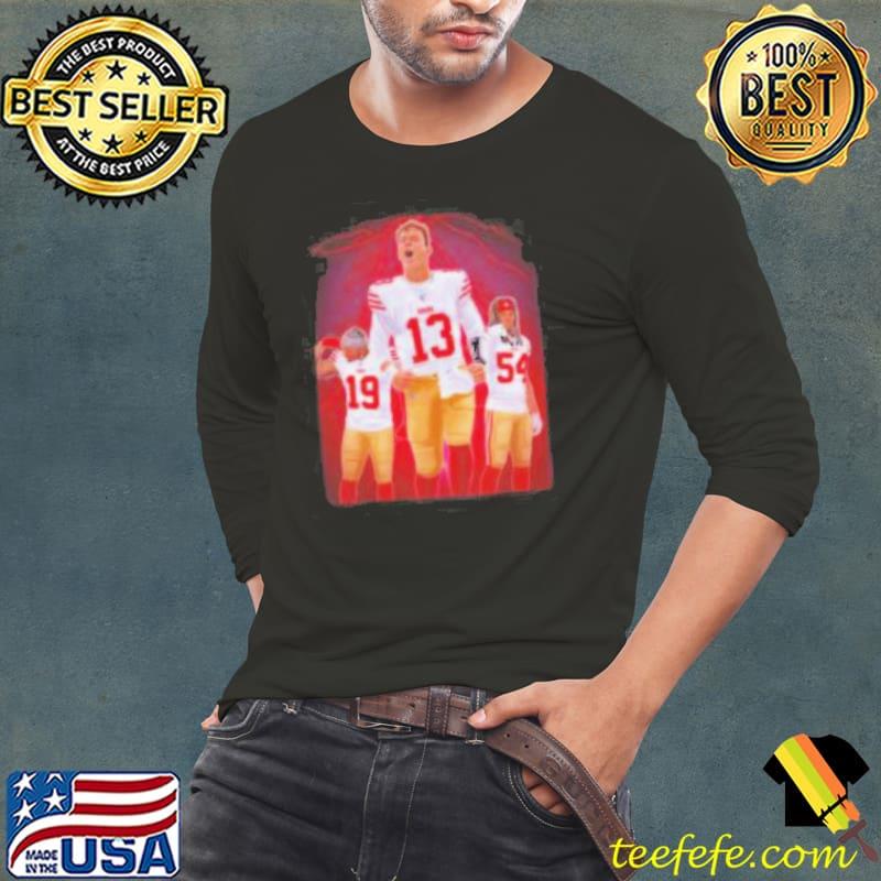 San Francisco Football Groovy 49ers graphic lightning s Long Sleeve Tee San Francisco Football Groovy 49ers graphic lightning s Long Sleeve Tee