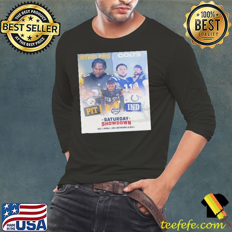 Saturday Showdown A Crucial Game For Two AFC Squads For Pittsburgh Steelers vs Indianapolis Colts Unique Shirt Long Sleeve Tee Saturday Showdown A Crucial Game For Two AFC Squads For Pittsburgh Steelers vs Indianapolis Colts Unique Shirt Long Sleeve Tee