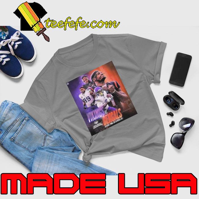 Saturday Showdown Matchup For Minnesota Vikings vs Cincinnati Bengals In NFL Unique Shirt