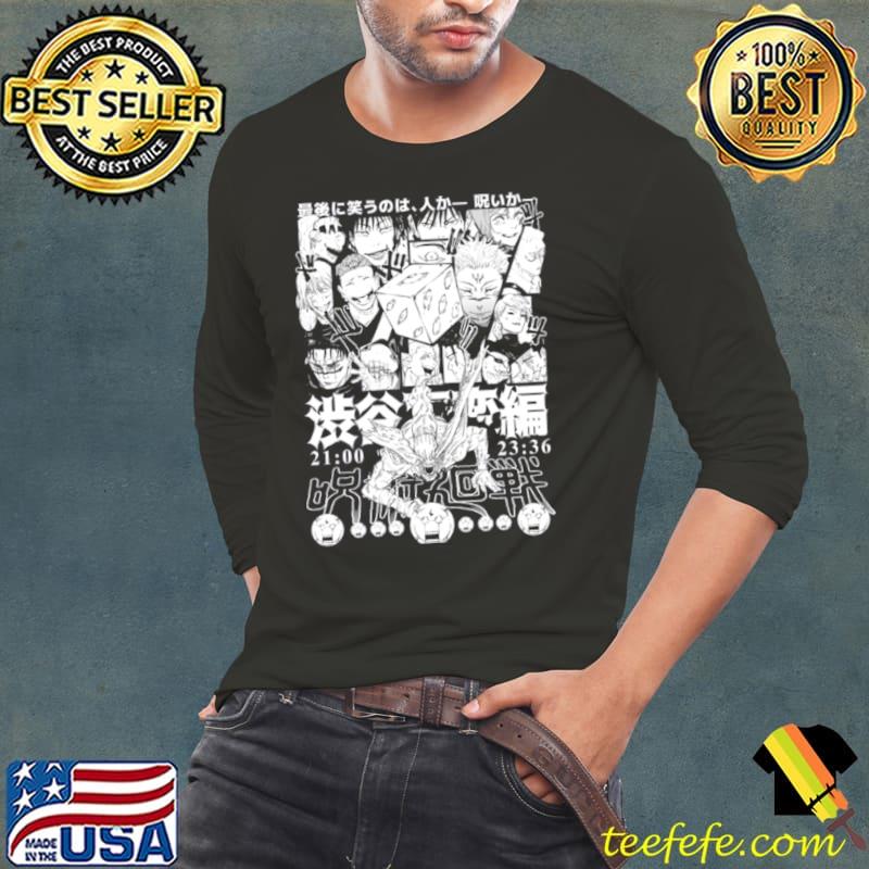 Shibuya Incident White Jujutsu Kaisen s Long Sleeve Tee Shibuya Incident White Jujutsu Kaisen s Long Sleeve Tee