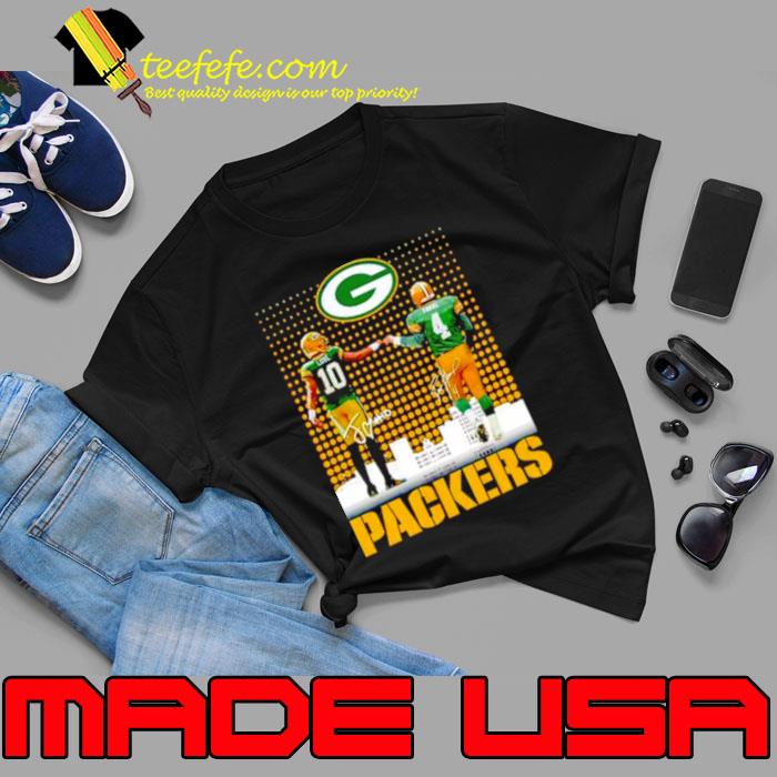 Skyline Jordan Love And Brett Favre Packers Signatures Shirt Unisex Skyline Jordan Love And Brett Favre Packers Signatures Shirt Unisex